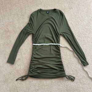 Sofia Richie x Bar III Olive Dress